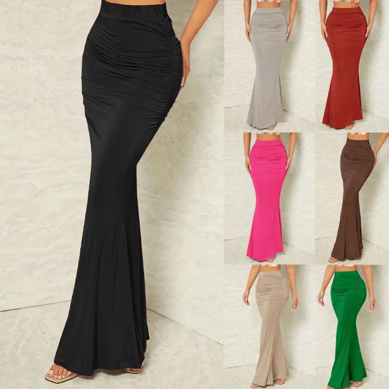 Maxi Skirt (Black, S)