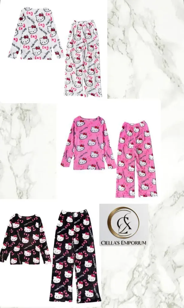 Hello Kitty Nightwear (Pink, L)