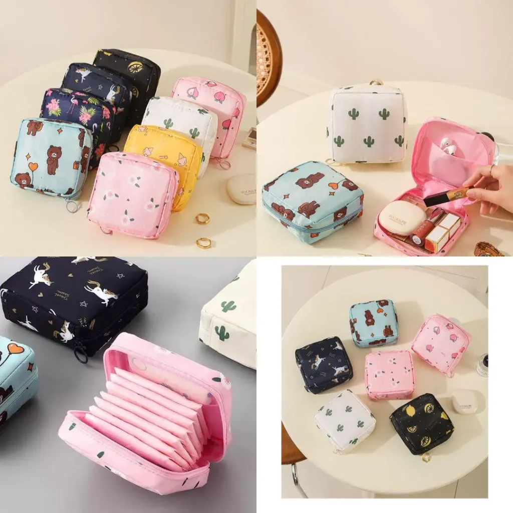 Pad/Make-up Pouch (Pink)